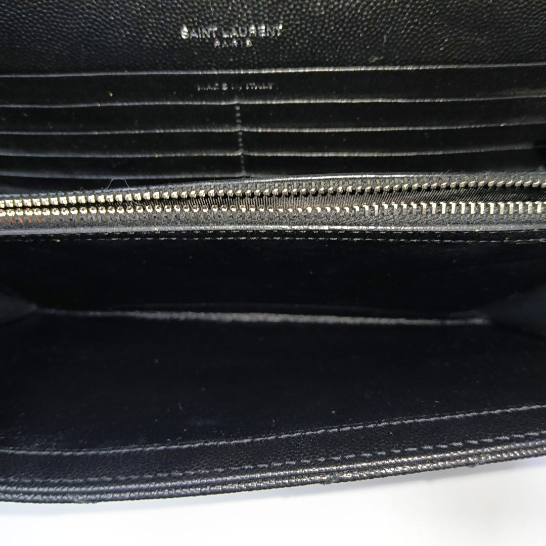 MONOGRAM Medium Chevron Calfskin Black