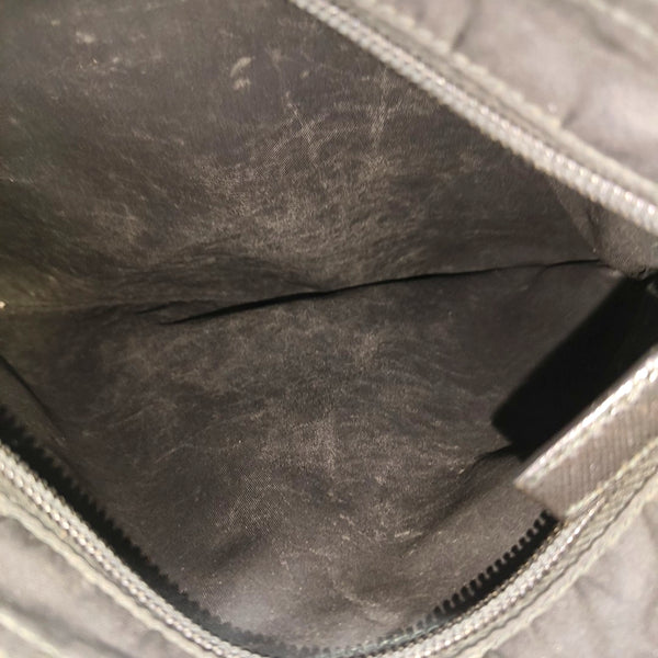 Nylon Shoulder Bag Black
