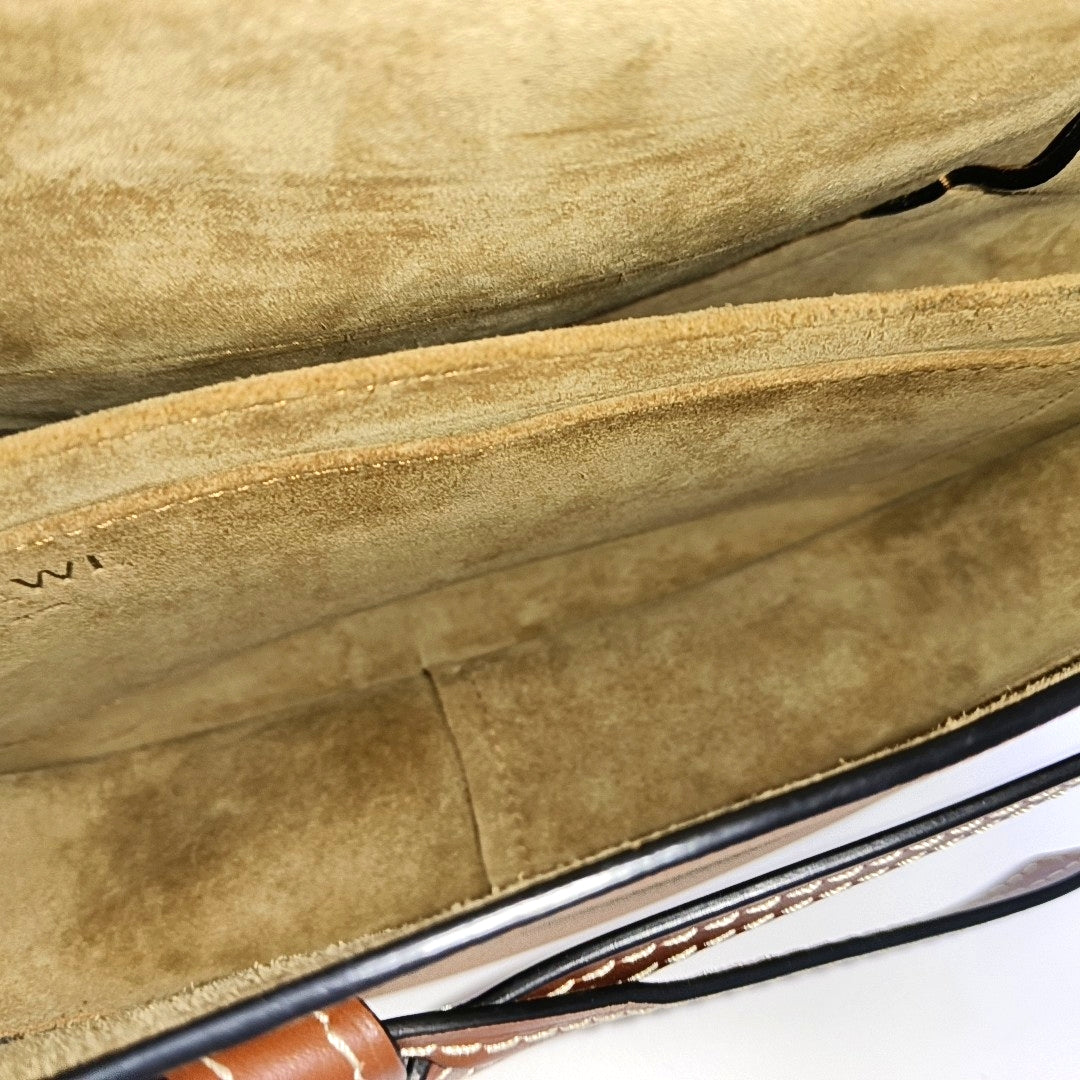Gate Small Calfskin Brown