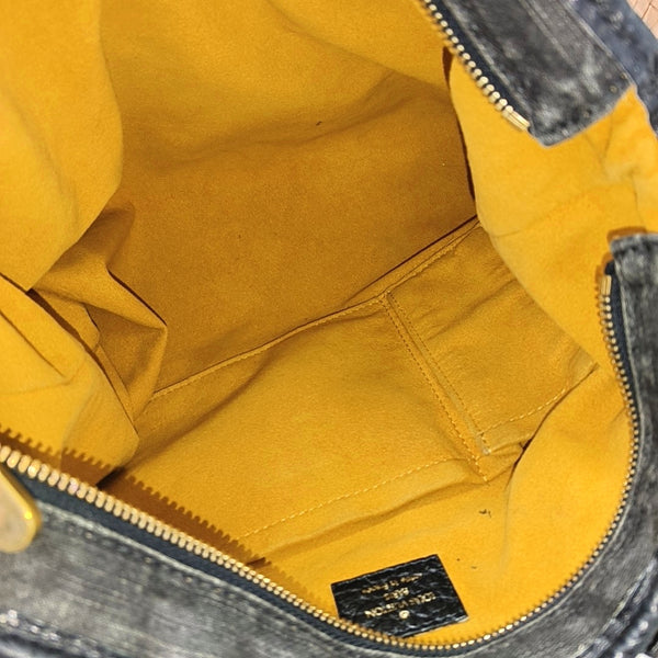 NEO CABBY Monogram Denim Black