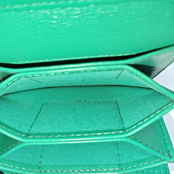 Quilted Calfskin Shoulder Bag Green