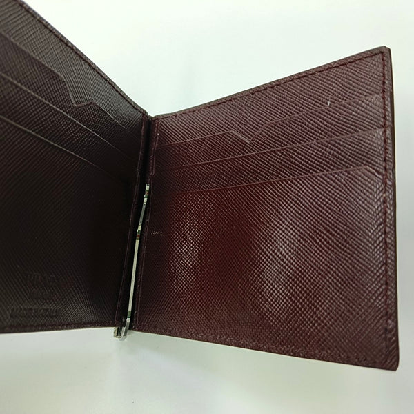 Calfskin Card Holder Red