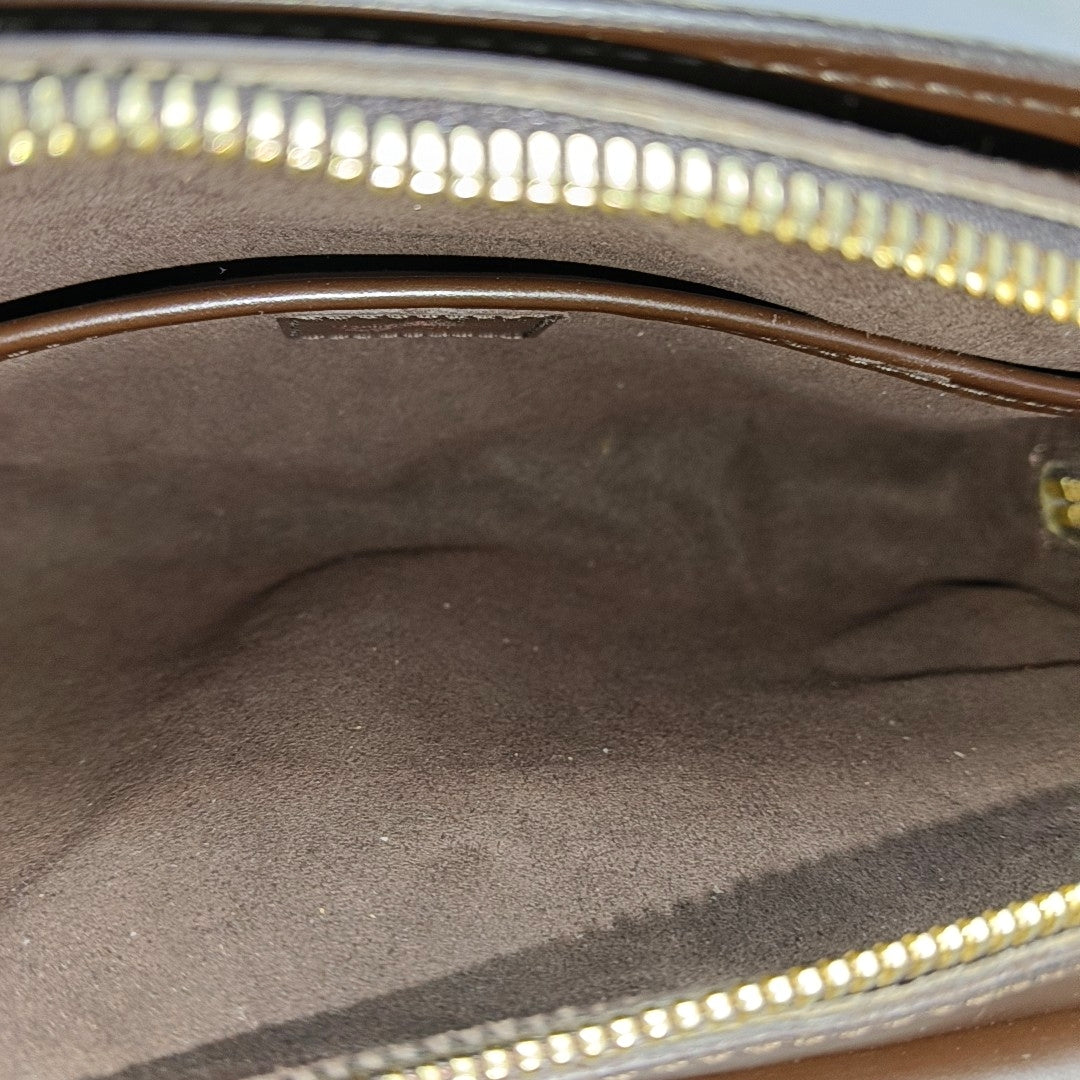 SAINT LOUIS Damier Ebene Coated Canvas Brown