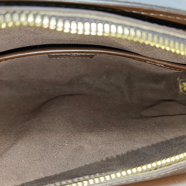 SAINT LOUIS Damier Ebene Coated Canvas Brown