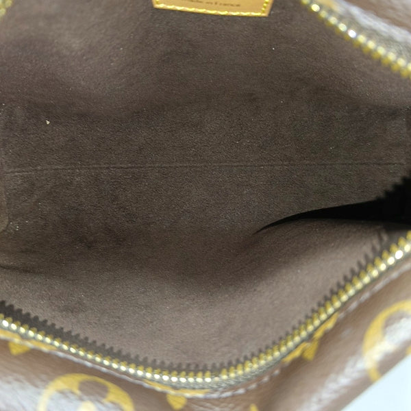 SIDE TRUNK MM Monogram Coated Canvas Brown