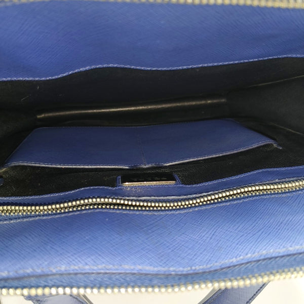 Saffiano Calfskin Tote Bag Blue