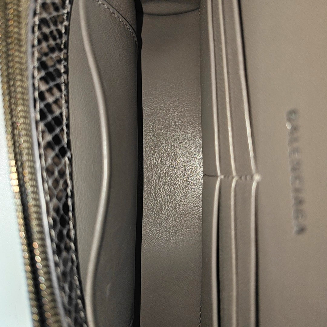 Calfskin Shoulder Bag Multicolor