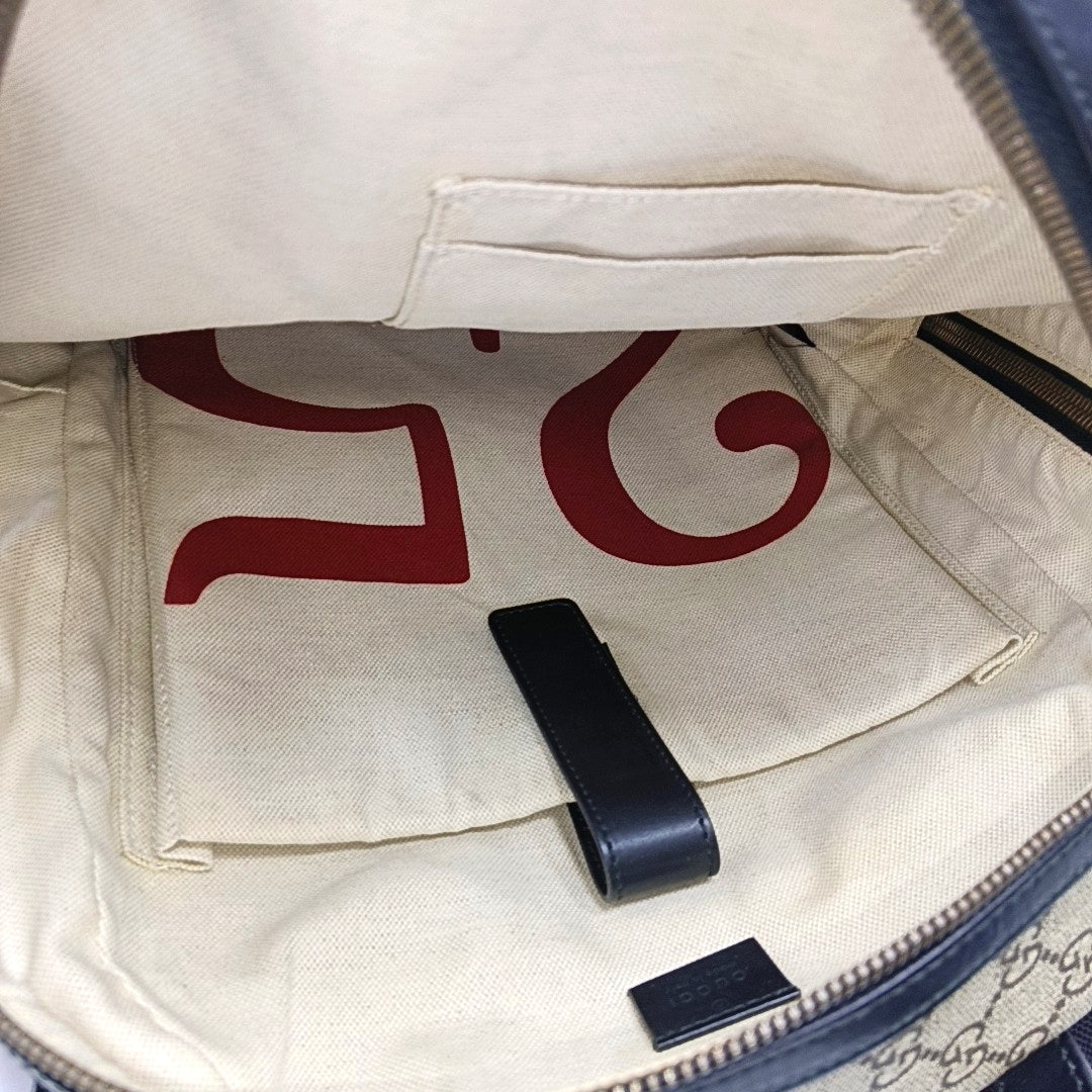 GG Supreme Monogram Coated Canvas Beige