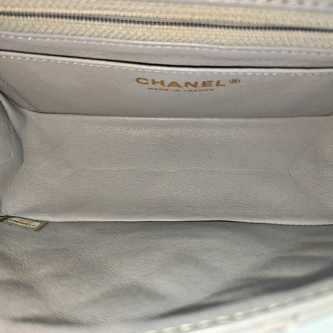 2.55 224 (mini) Quilted Calfskin Gray