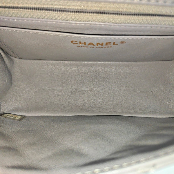 2.55 224 (mini) Quilted Calfskin Gray