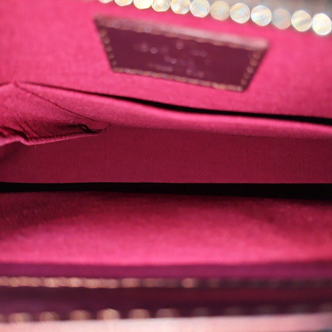 ALLSTON Monogram Patent Leather Red