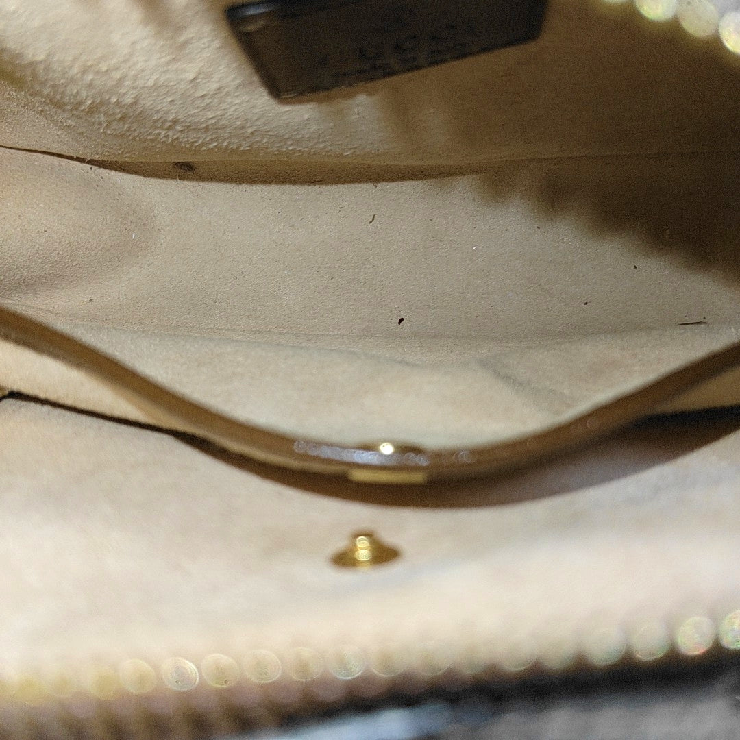 GG Supreme Mini Monogram Coated Canvas Beige