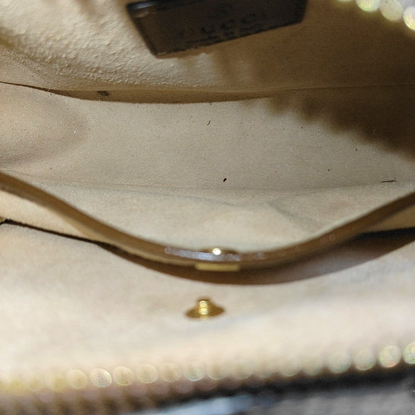 GG Supreme Mini Monogram Coated Canvas Beige