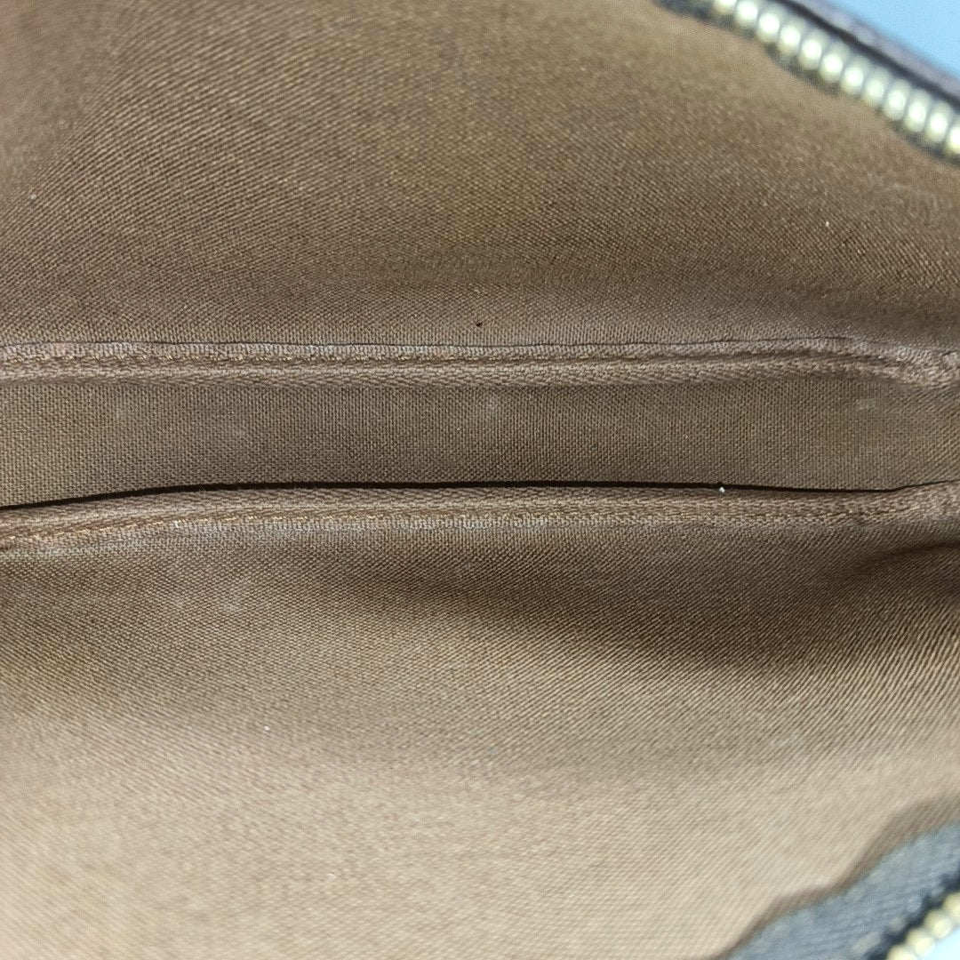 ACCESSOIRES Monogram Coated Canvas Brown