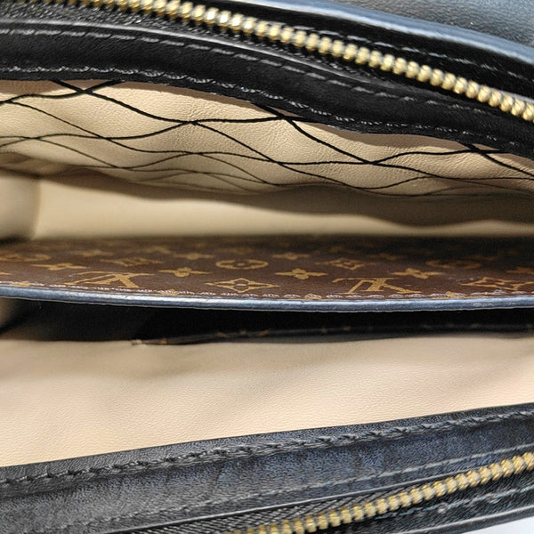 TRUNK Monogram Coated Canvas Brown