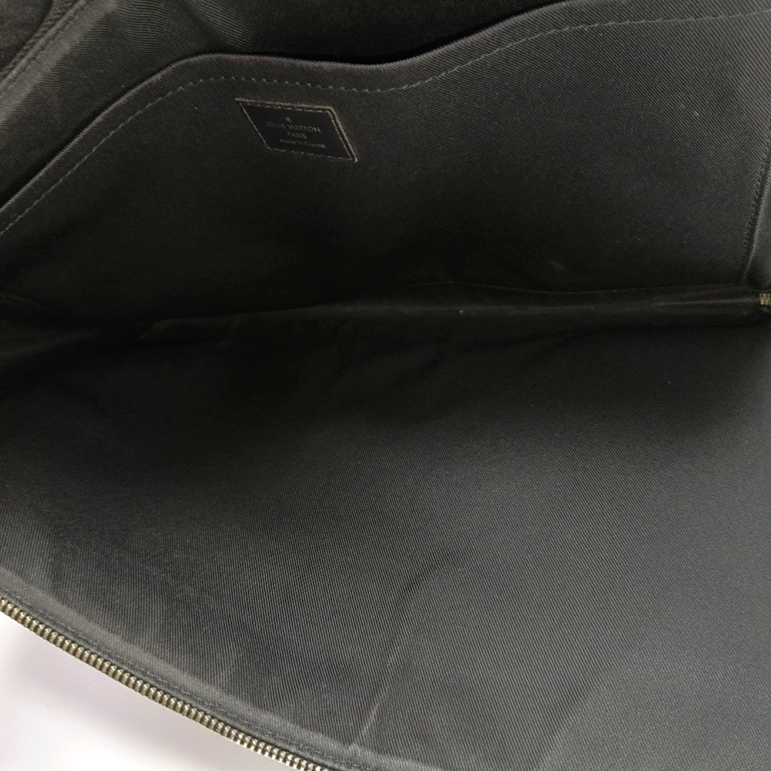 JOUR GM Damier Graphite Coated Canvas Gray