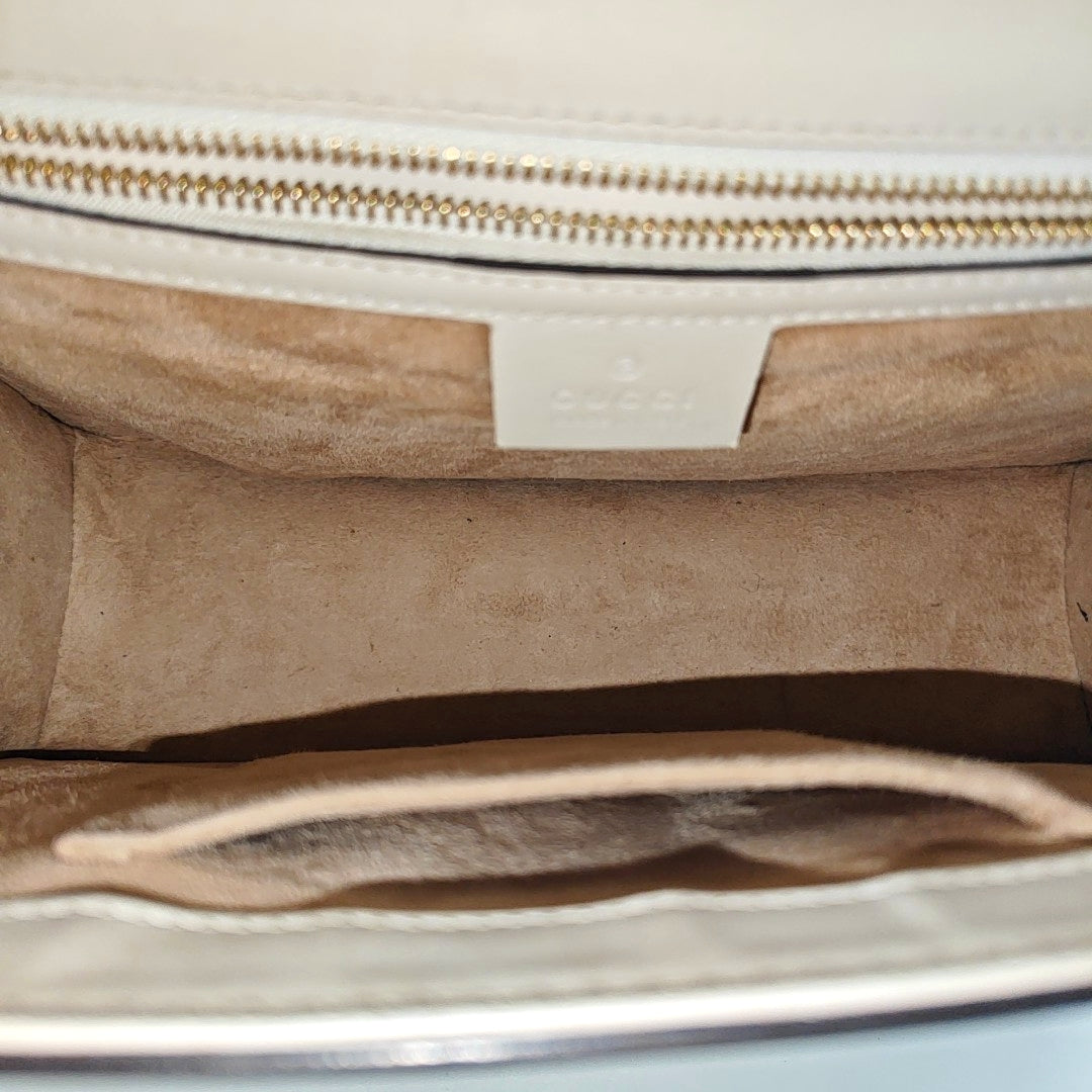 Sylvie Small Calfskin White