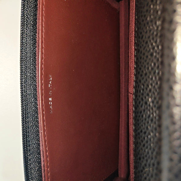 WOC Quilted Grained Calfskin Black