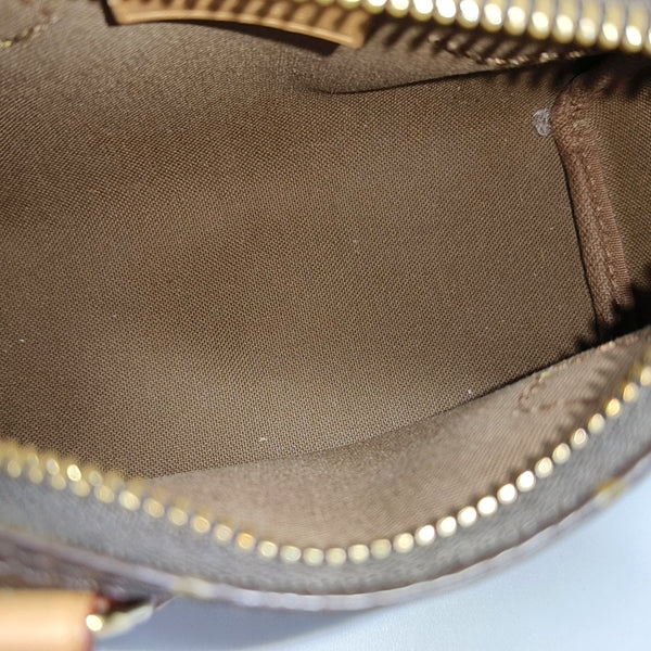 SPEEDY Nano Monogram Coated Canvas Brown