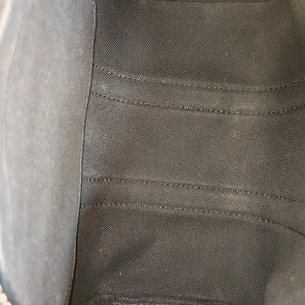 KEEPALL 25 Monogram Coated Canvas Black