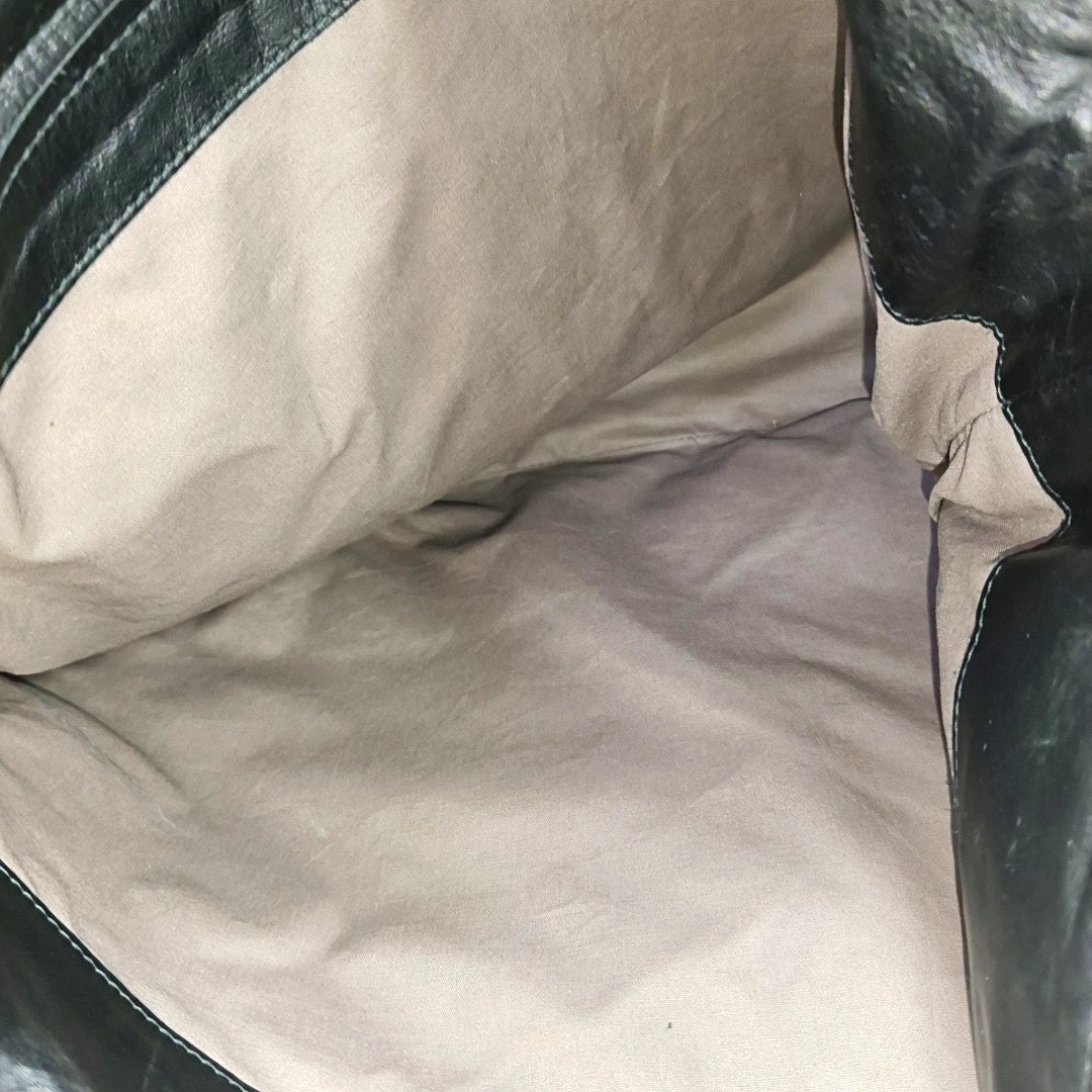 Calfskin Shoulder Bag Black