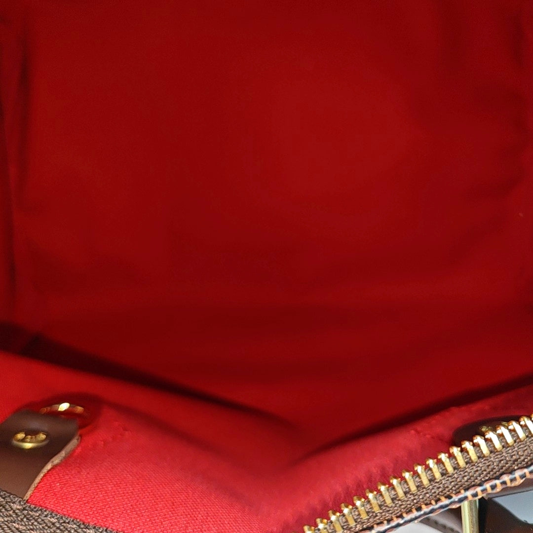 Authenticated pre-owned  SPEEDY 30 Damier Ebene Coated Canvas Brown - Top Handle Bag at Looply