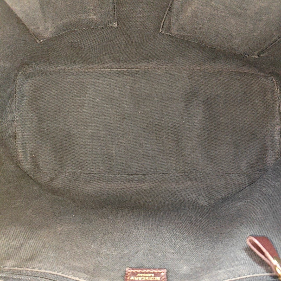 Coated Canvas Tote Bag Beige