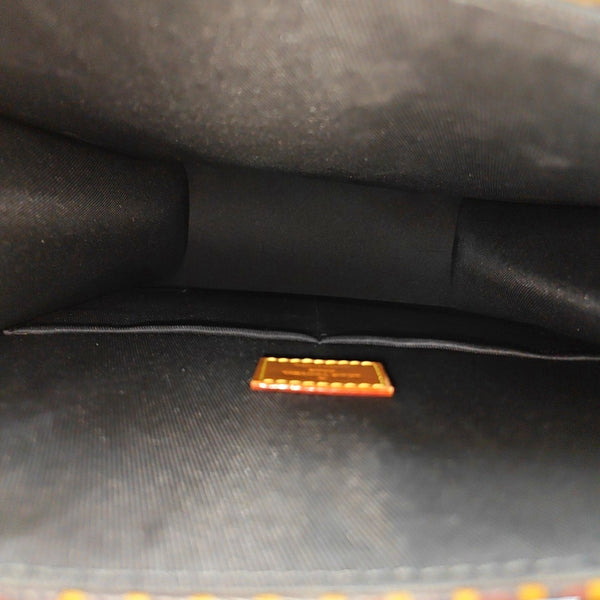 SAC PLAT Damier Ebene Coated Canvas Brown