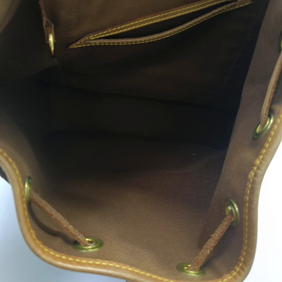MONTSOURIS MM Monogram Coated Canvas Brown