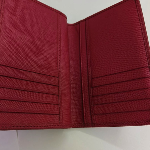 Saffiano Calfskin Wallet Red