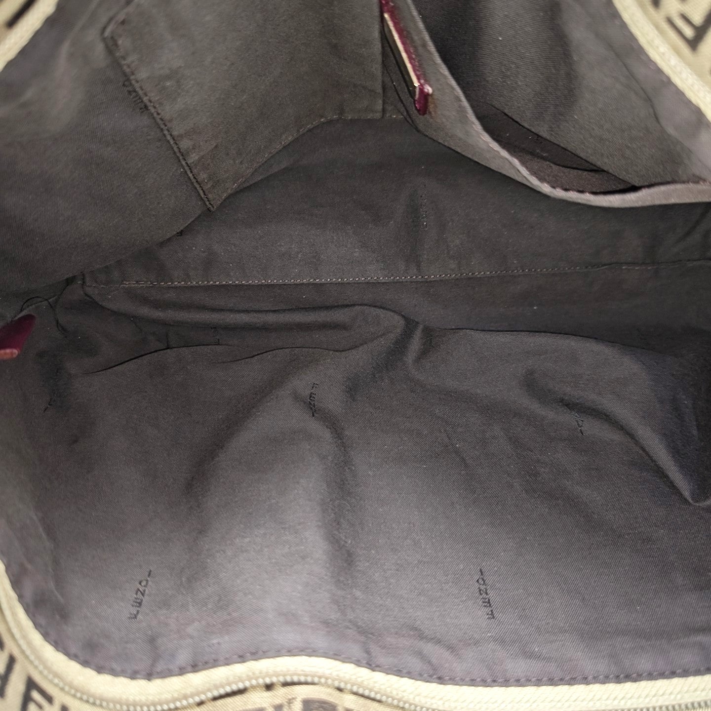 Monogram Canvas Tote Bag Brown