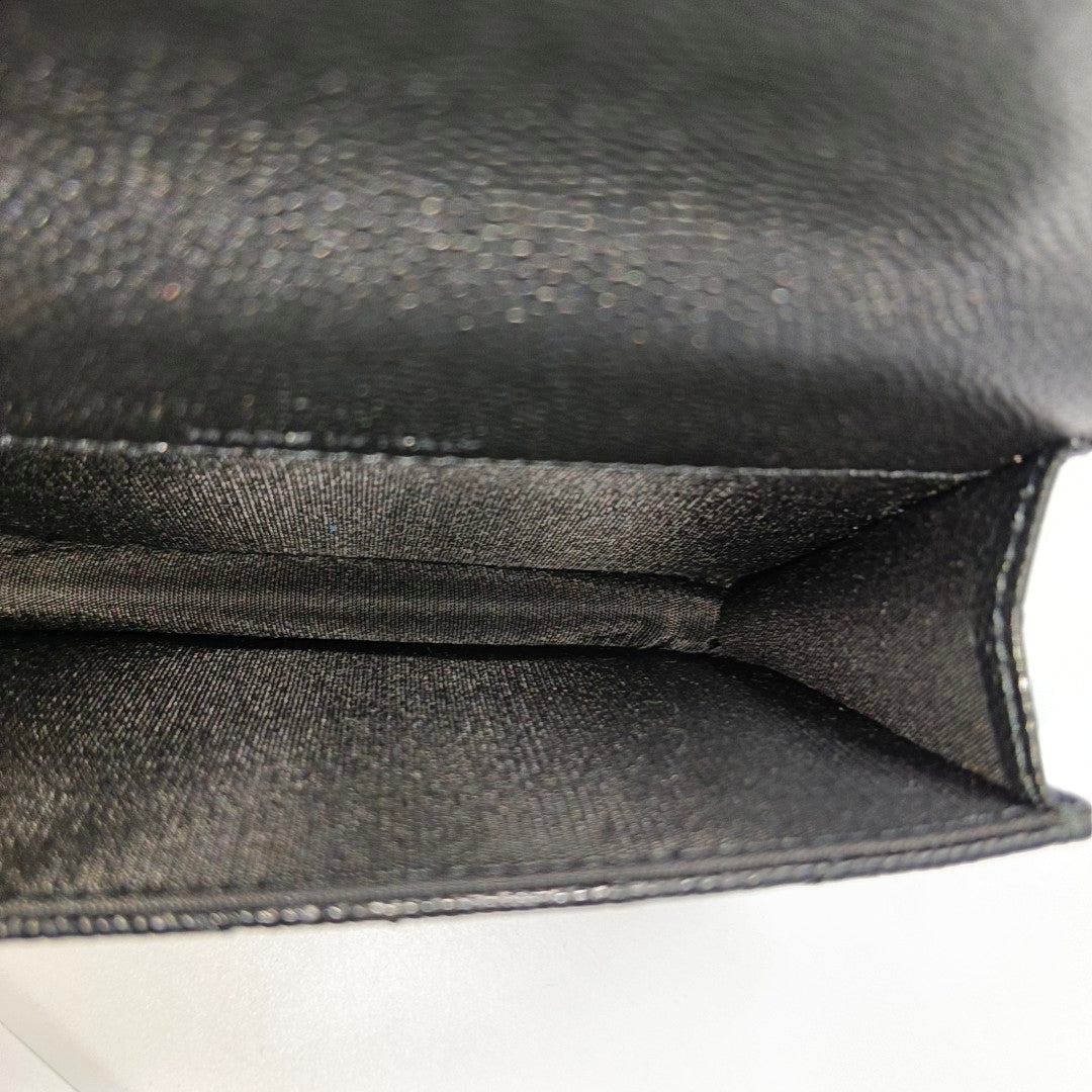 Quilted Grained Calfskin Black