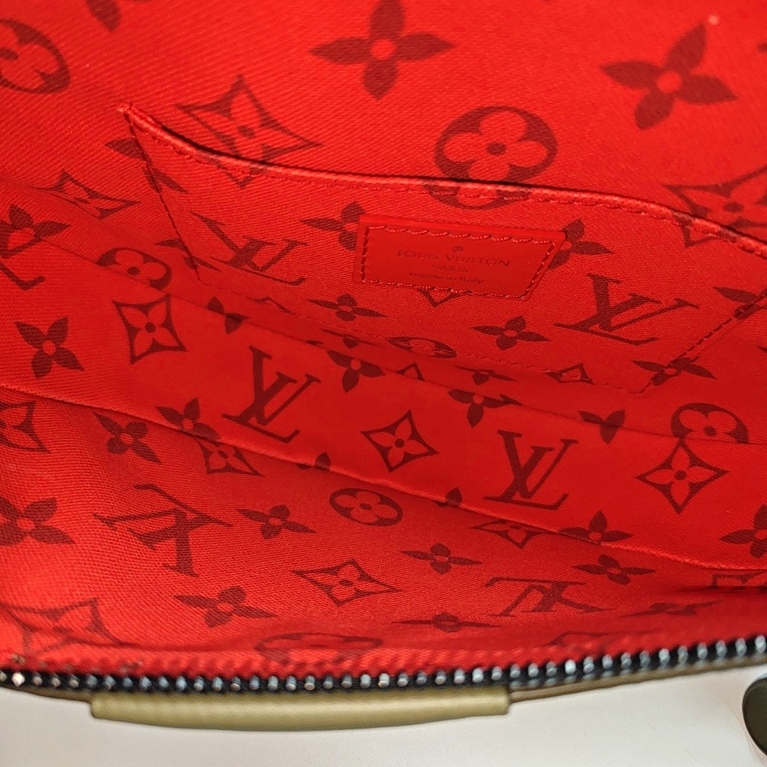 Monogram Coated Canvas Belt Bag Green