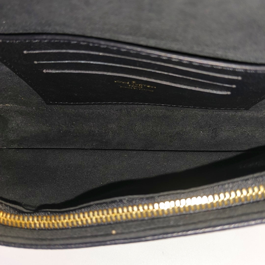 IVY Monogram Calfskin Black