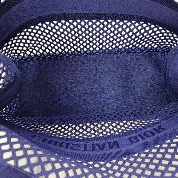 Authenticated pre-owned  Book Tote Large Fabric Blue - Tote Bag at Looply