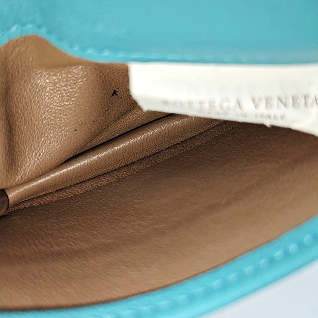 Lambskin Card Holder Blue