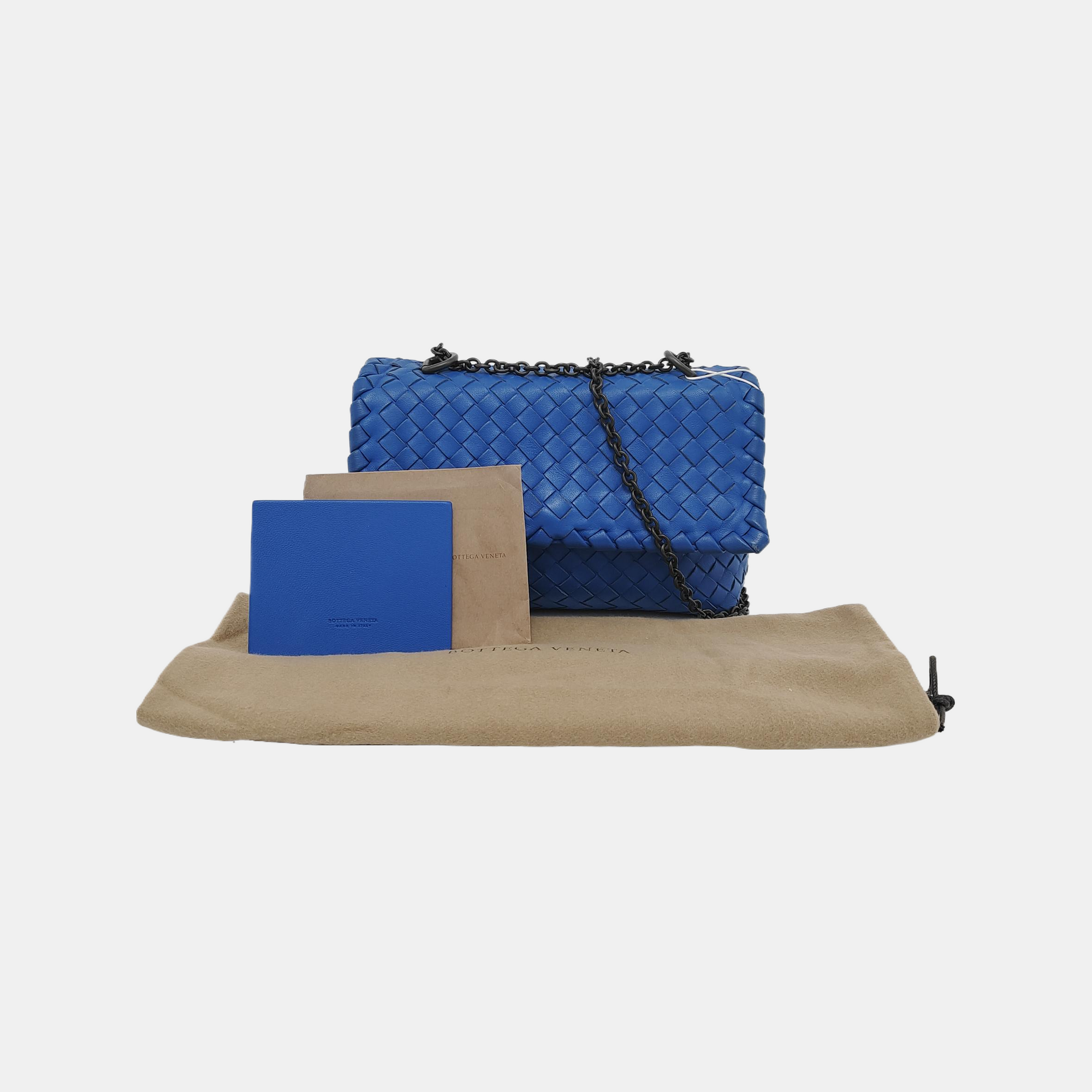 Messenger Mini Lambskin Blue