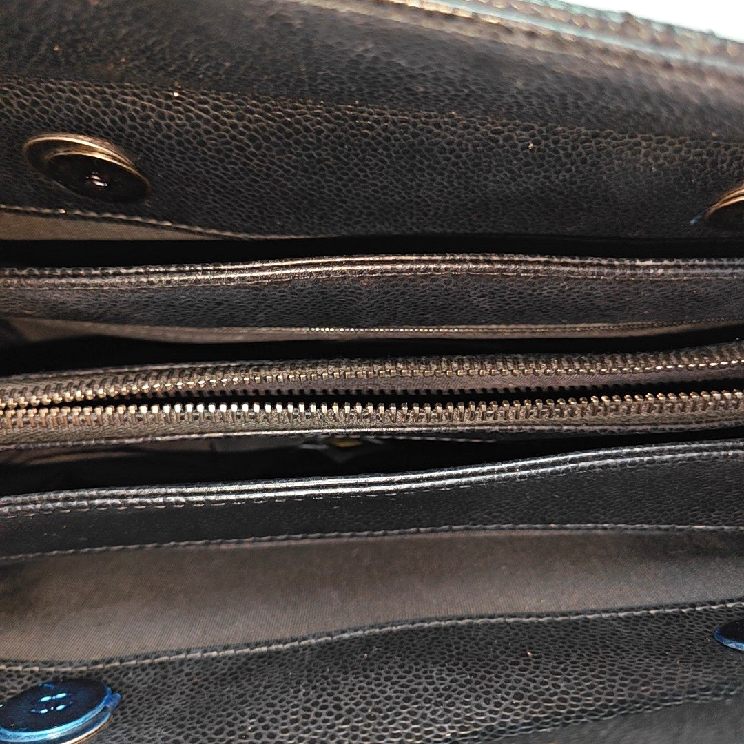 Quilted Calfskin Medium Black