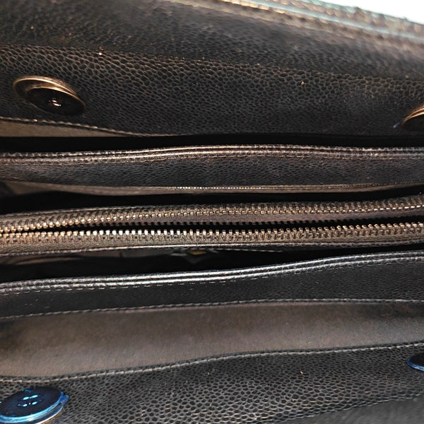 Quilted Calfskin Medium Black