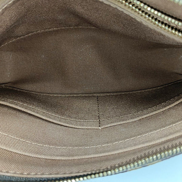 POCHETTE ACCESSOIRES GM Monogram Coated Canvas Brown