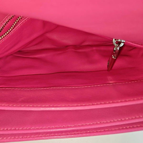 Quilted Lambskin Shoulder Bag Red