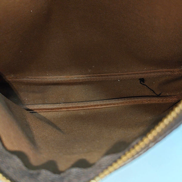 ACCESSOIRES Monogram Coated Canvas Brown