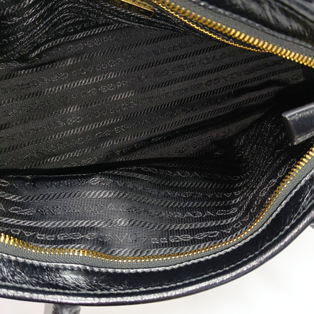 Bonnie Medium Patent Leather Black