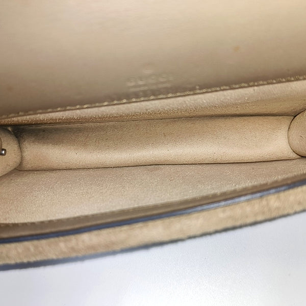 Dionysus Super Mini Monogram Coated Canvas Beige