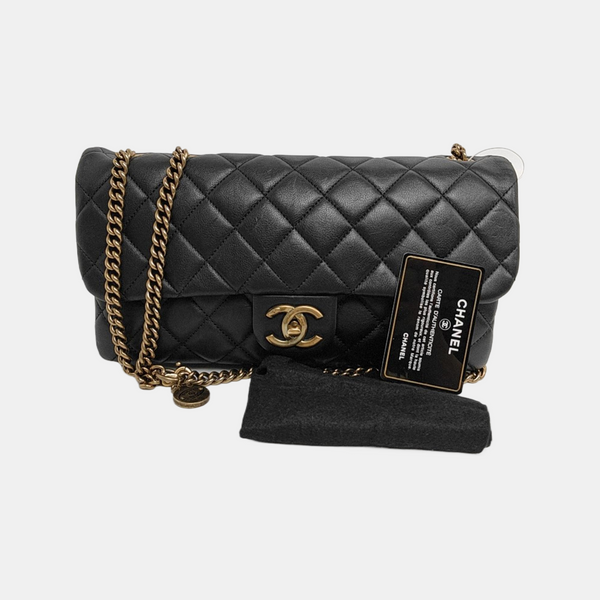 Quilted Calfskin Black