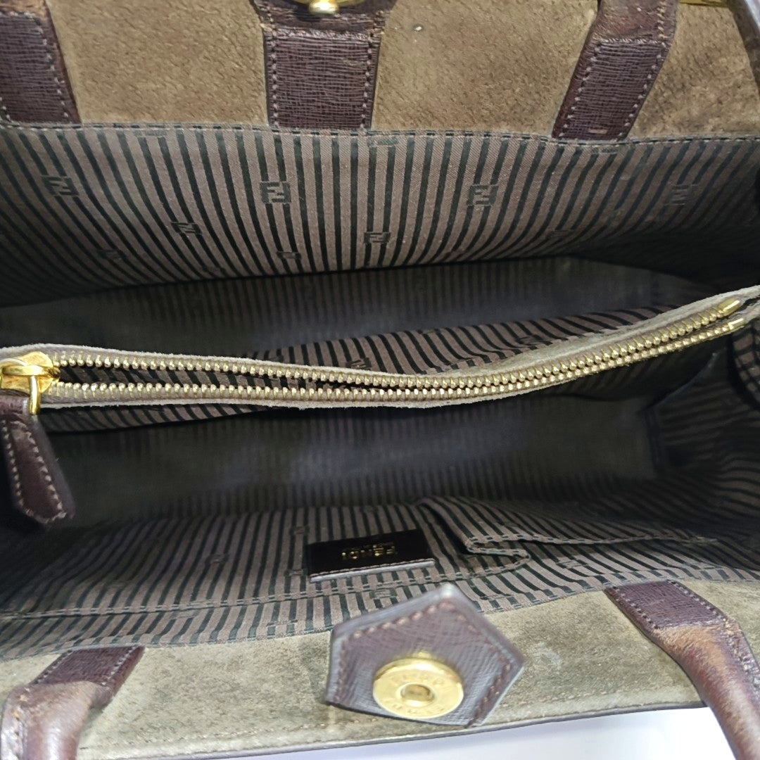 2 Jours Medium Calfskin Brown