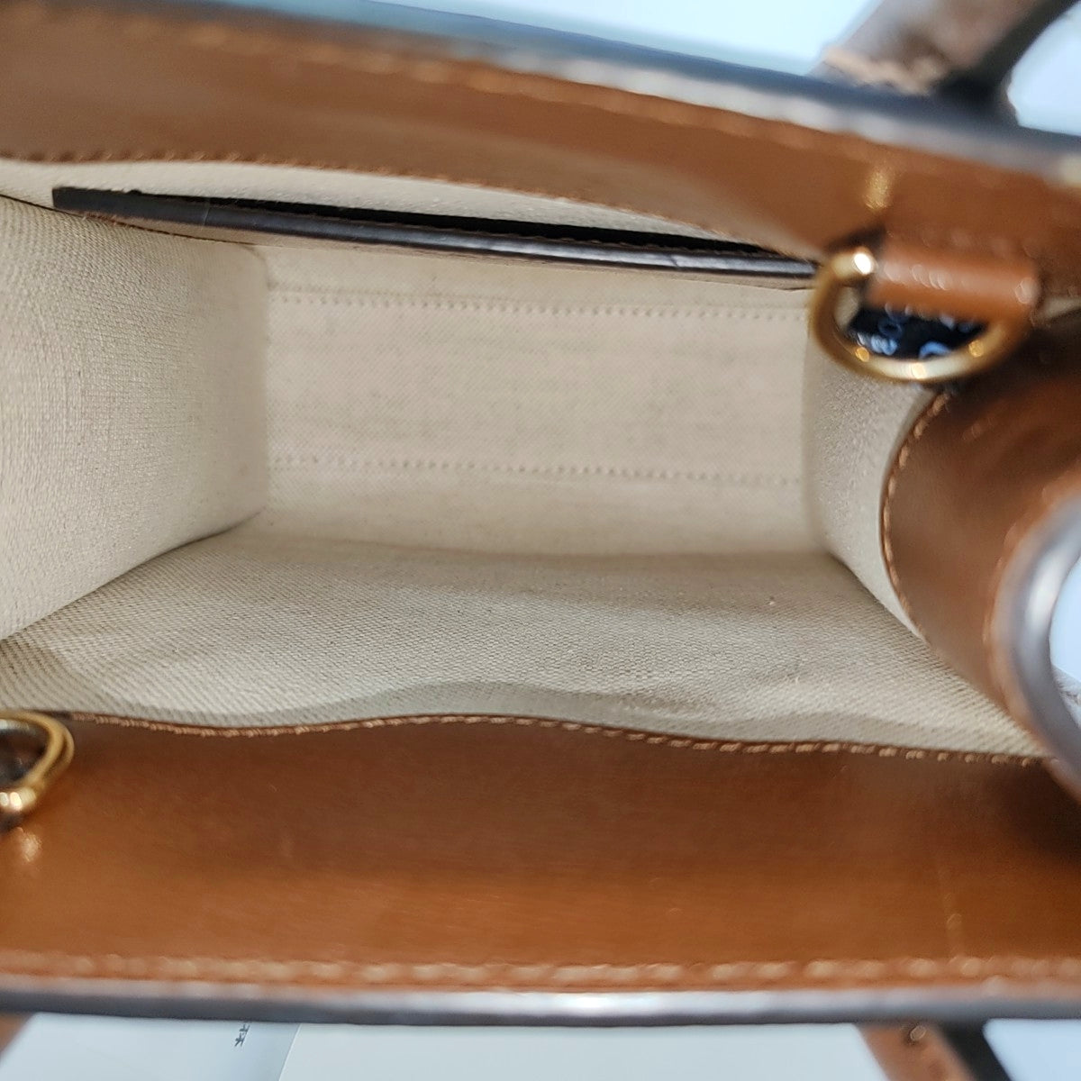 Retro Mini Monogram Coated Canvas Beige