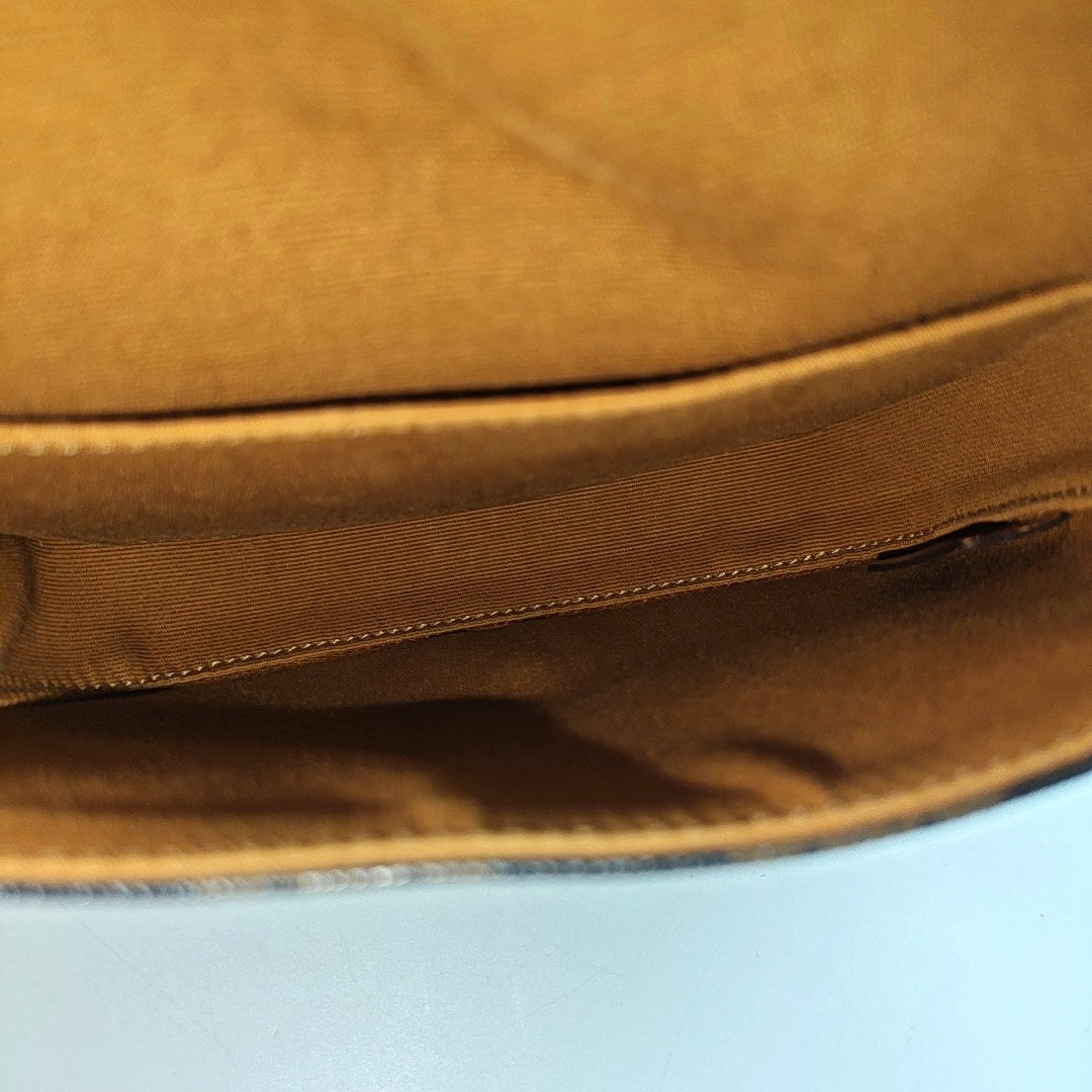 BESACE Mini Coated Canvas Brown