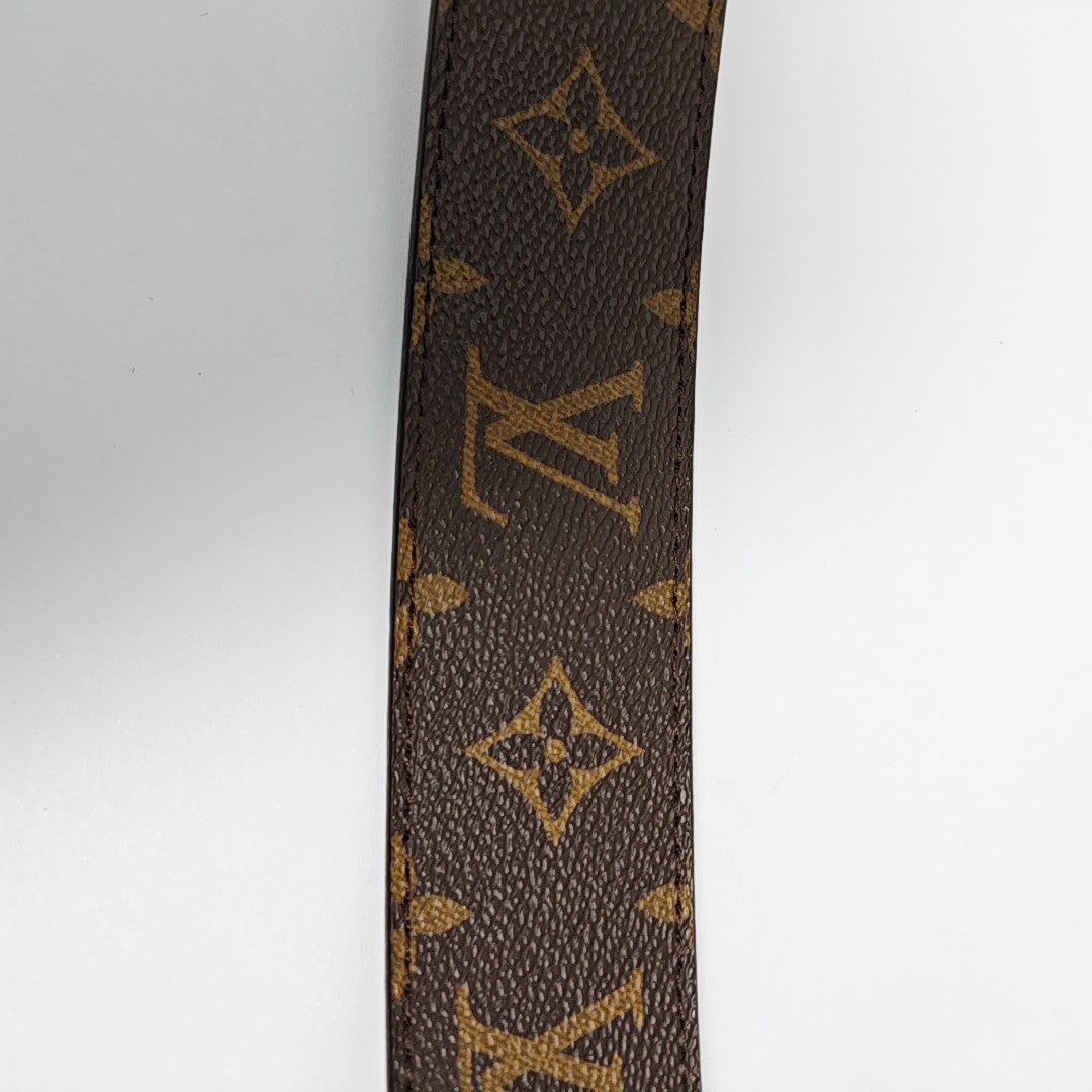 Coated Canvas Belt Brown