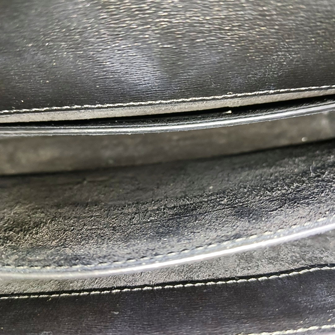 SUNSET Medium Calfskin Black